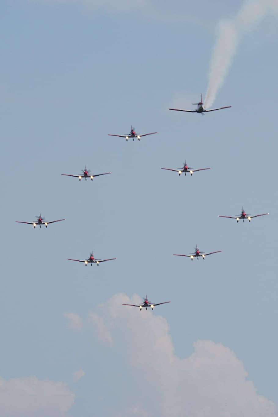 Event, Aircraft, flugshow, airshow, sky, flying, airplane, air vehicle HD wallpaper