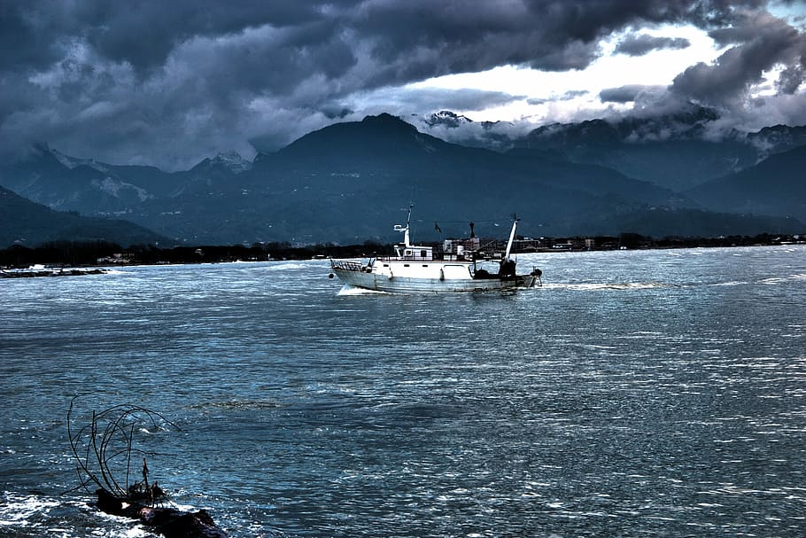Mare, Pesce, inverno, nautical vessel, sea, transportation HD wallpaper