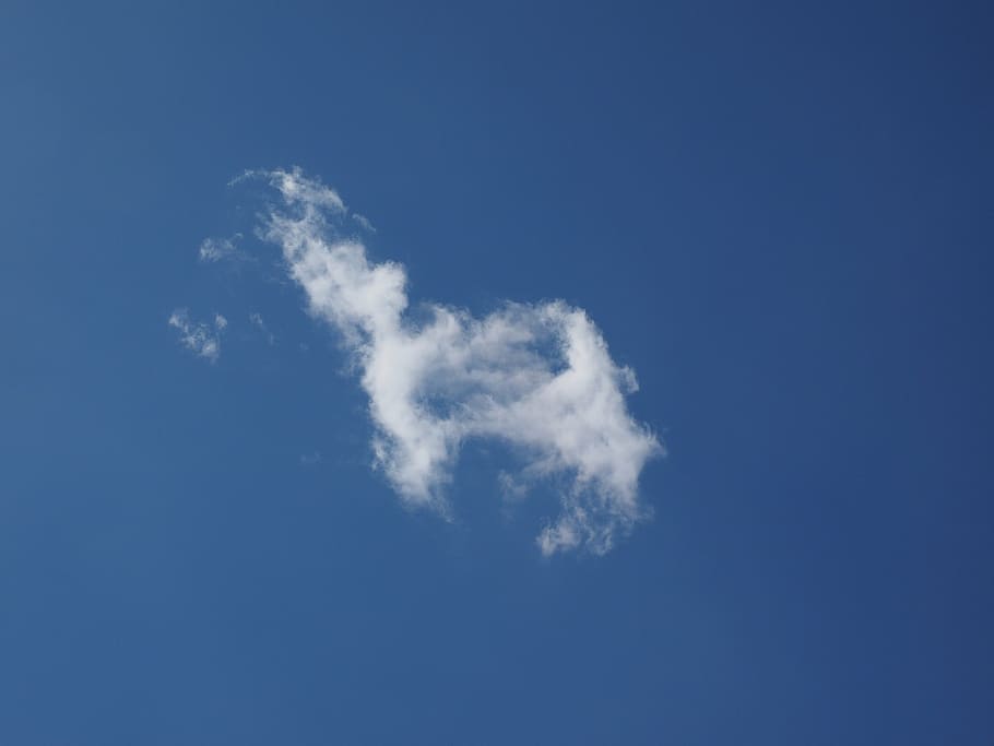sky, cloud, summer day, blue, white, clouds form, cloud - sky HD wallpaper
