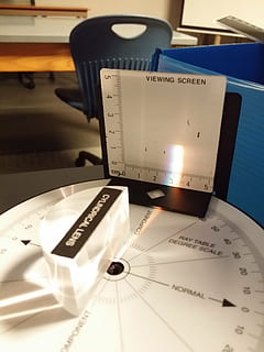 prism, science experiment, study, test, desk, light, spectrum HD wallpaper