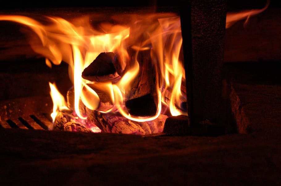 fire, flame, mood, red, hot, light bulb, fire - Natural Phenomenon HD wallpaper