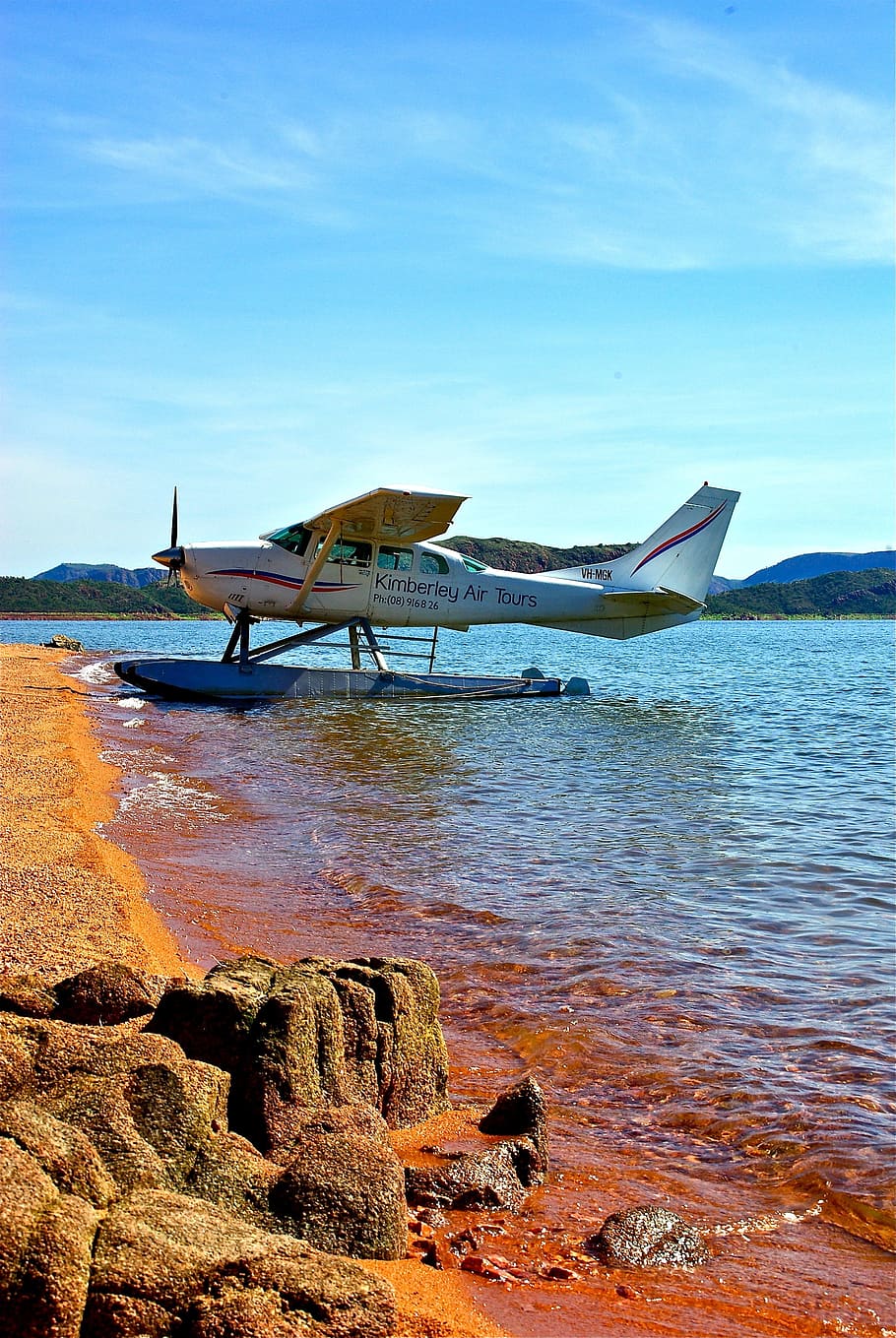 Float Plane, Aero, Lake, Aviation, transportation, aircraft, HD wallpaper