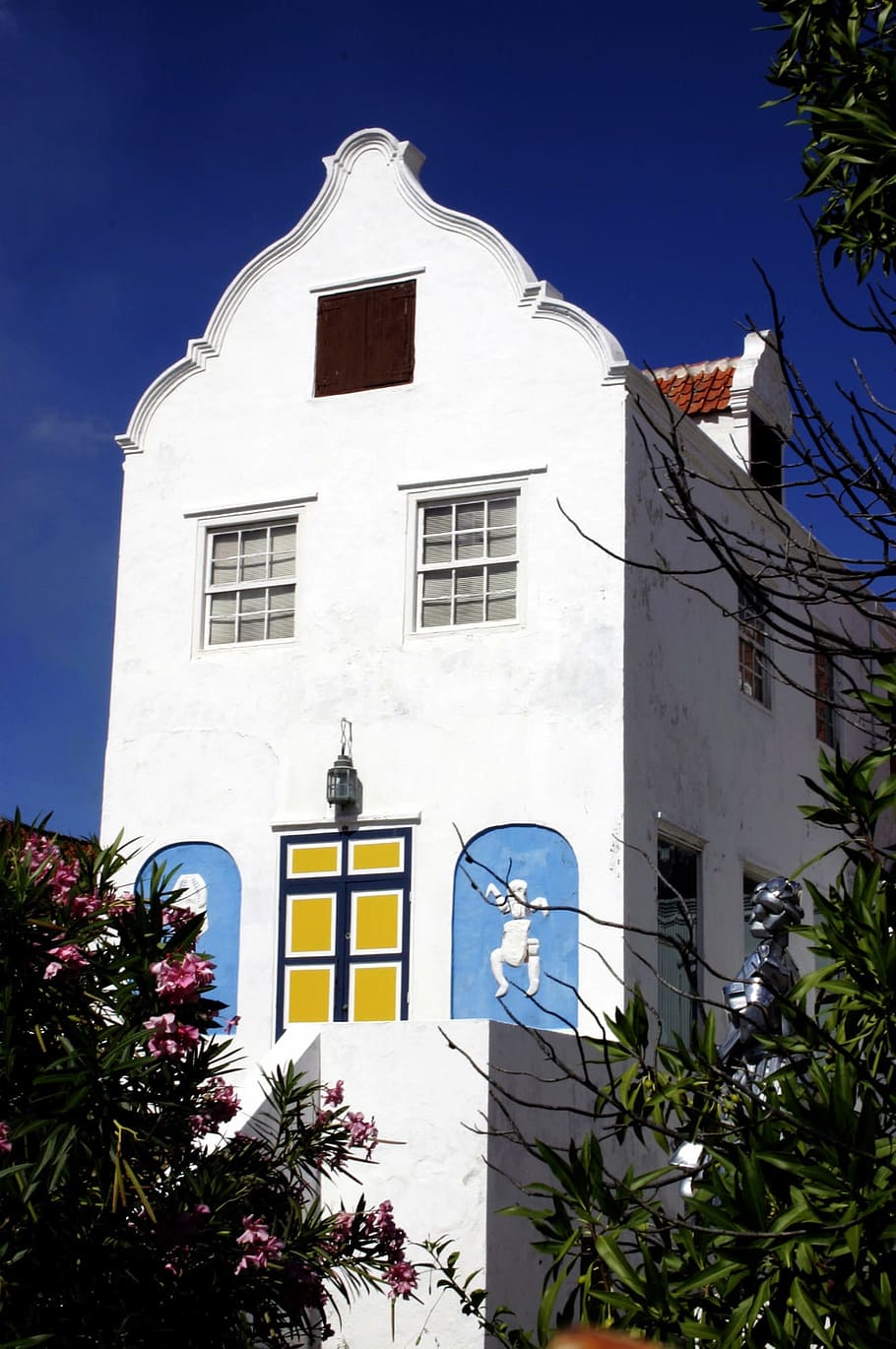 House, Building, White, Architecture, design, exterior, garden HD wallpaper