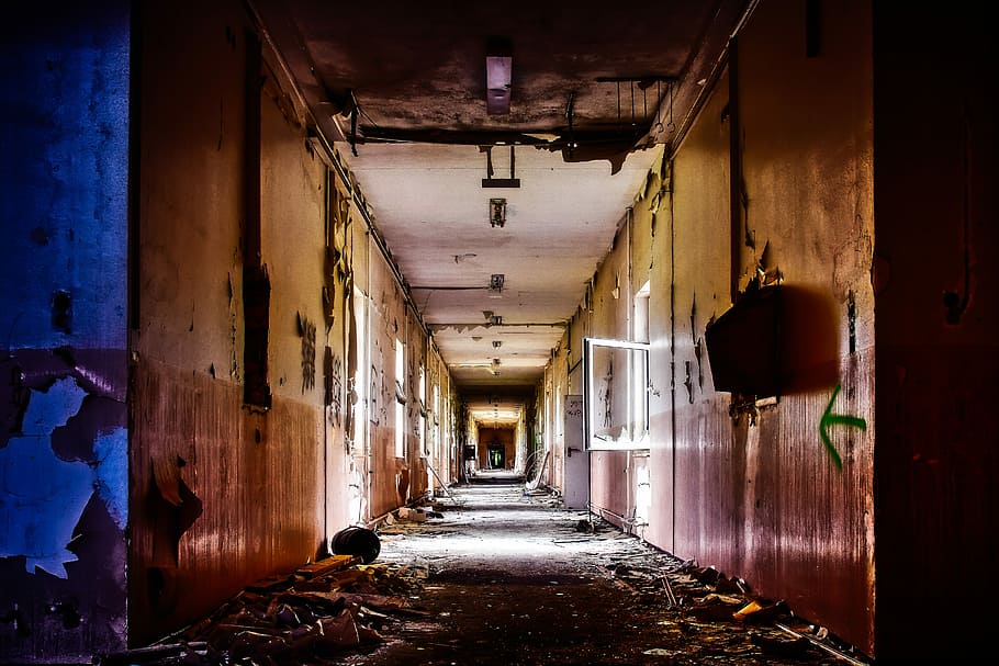 photo of abandoned building during daytime, lost places, floor, HD wallpaper