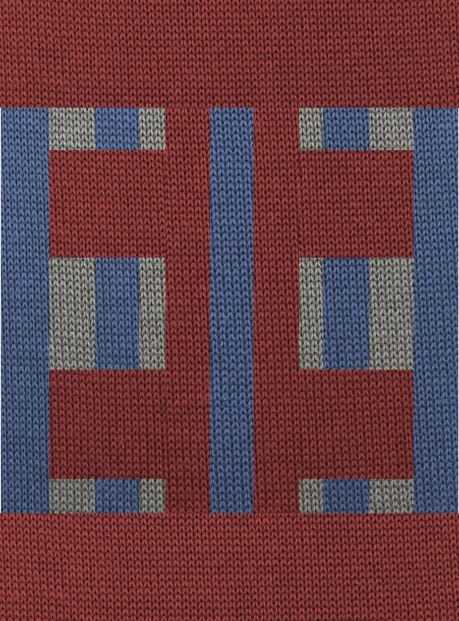 red, blue, blue, and gray, textile, fabric, knit, design, burgundy HD wallpaper