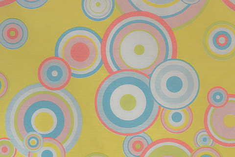 yellow and blue wrapper, white, pink, teal, abstract, background HD wallpaper