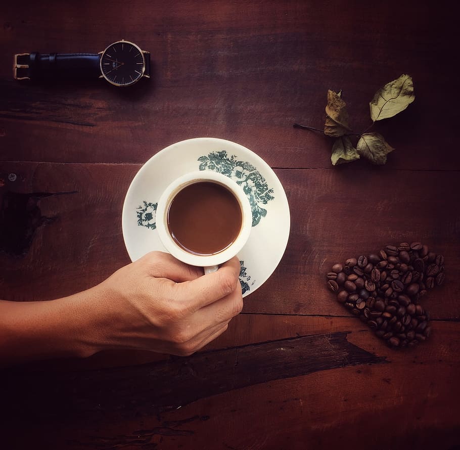 wood, dawn, person, caffeine, beverage, break, breakfast, café HD wallpaper