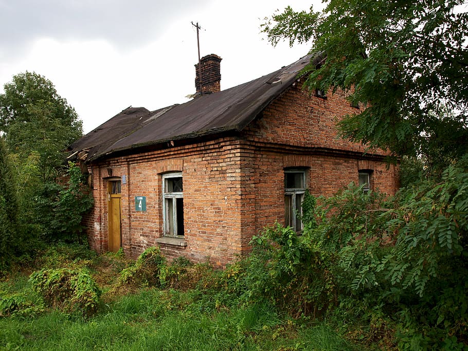house, old, architecture, brick, rural, farm, old house, residential HD wallpaper