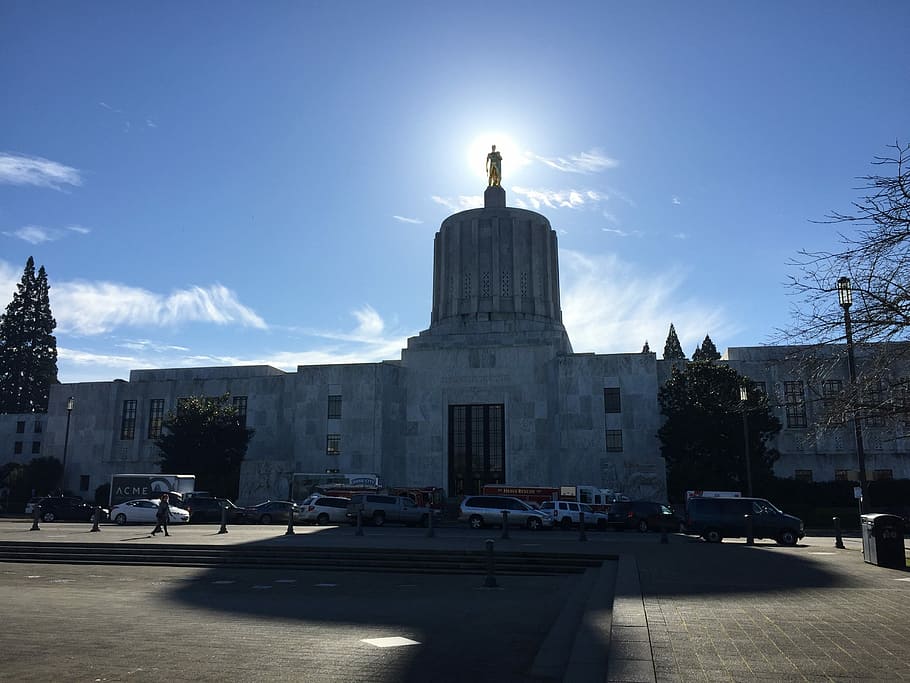 oregon, state, capitol, architecture, built structure, building exterior HD wallpaper