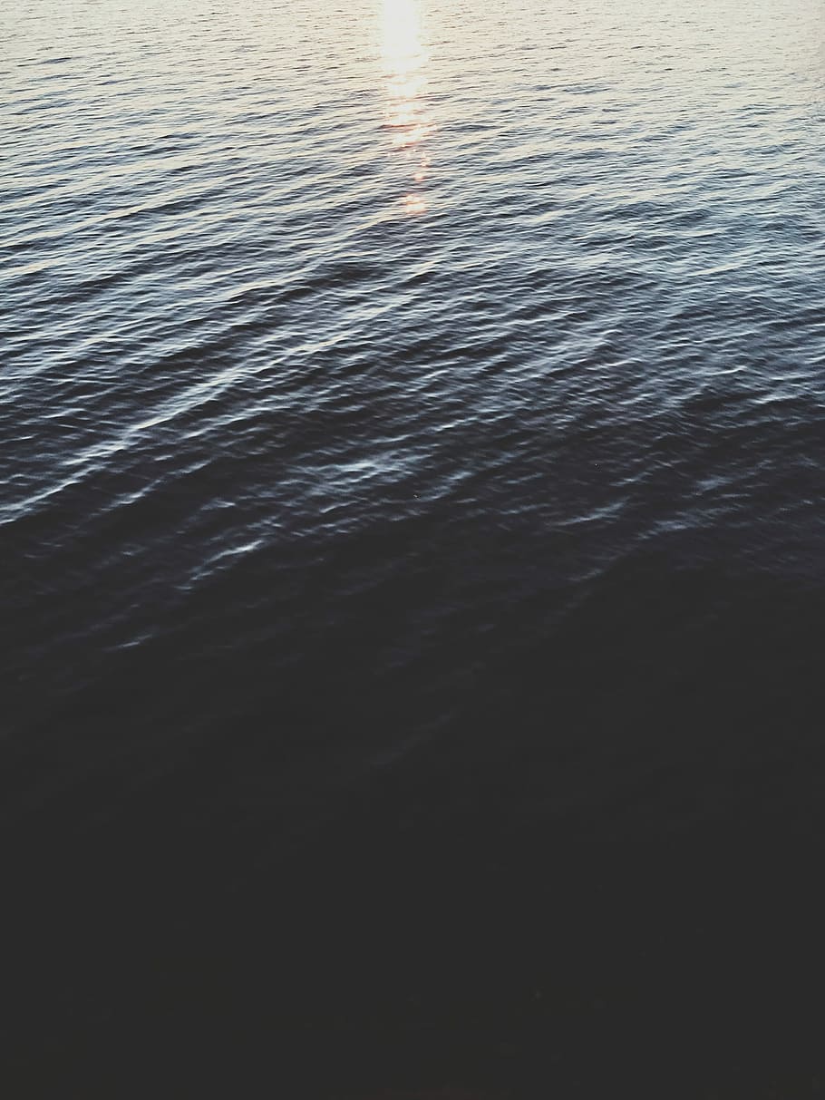 calm body of water, calm body of water during daytime, pattern HD wallpaper