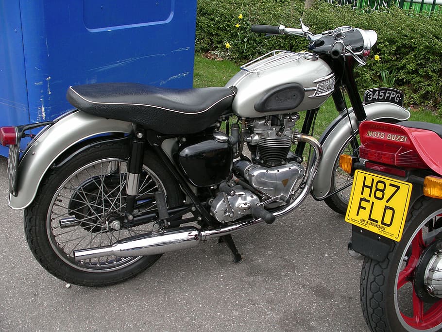 classic, british, motorcycle, mode of transportation, land vehicle HD wallpaper