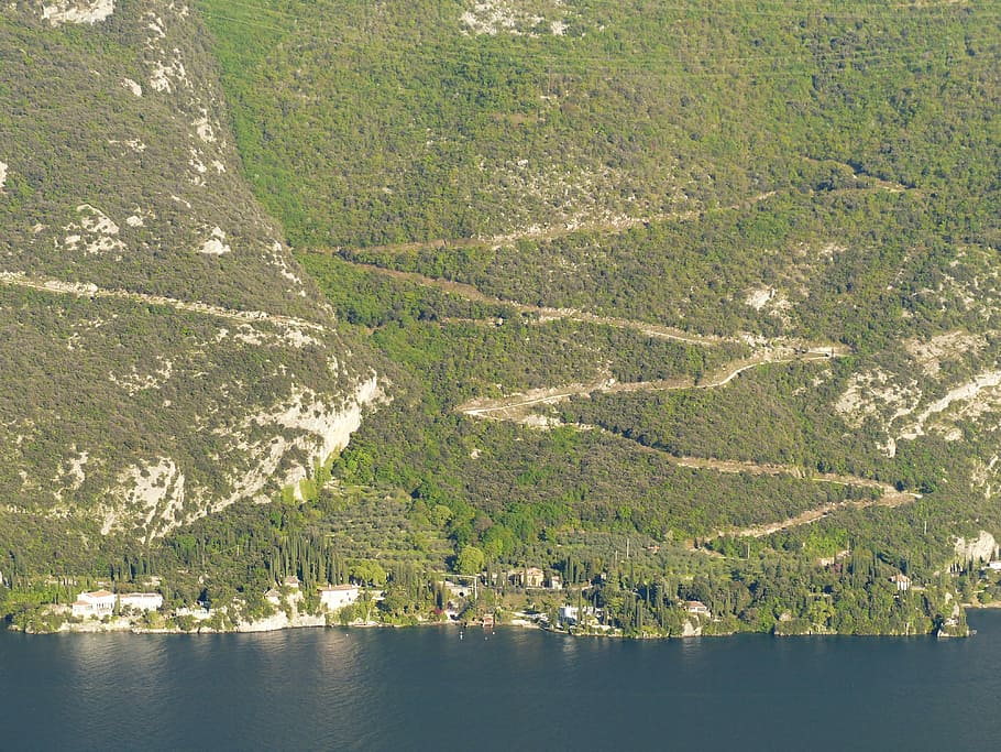 Trail, Away, Path, Migratory, migratory path, mountain, lake HD wallpaper