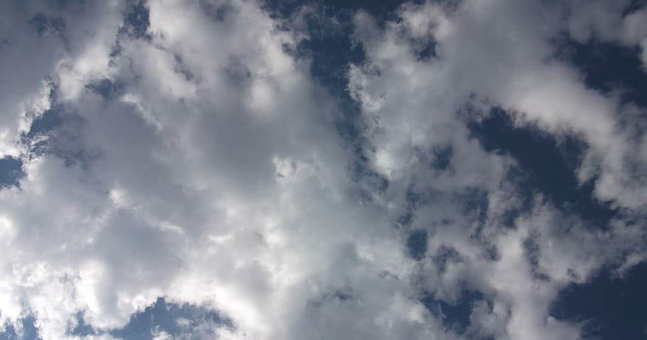 sky, clouds, clouds form, blue, cloud - sky, cloudscape, overcast HD wallpaper