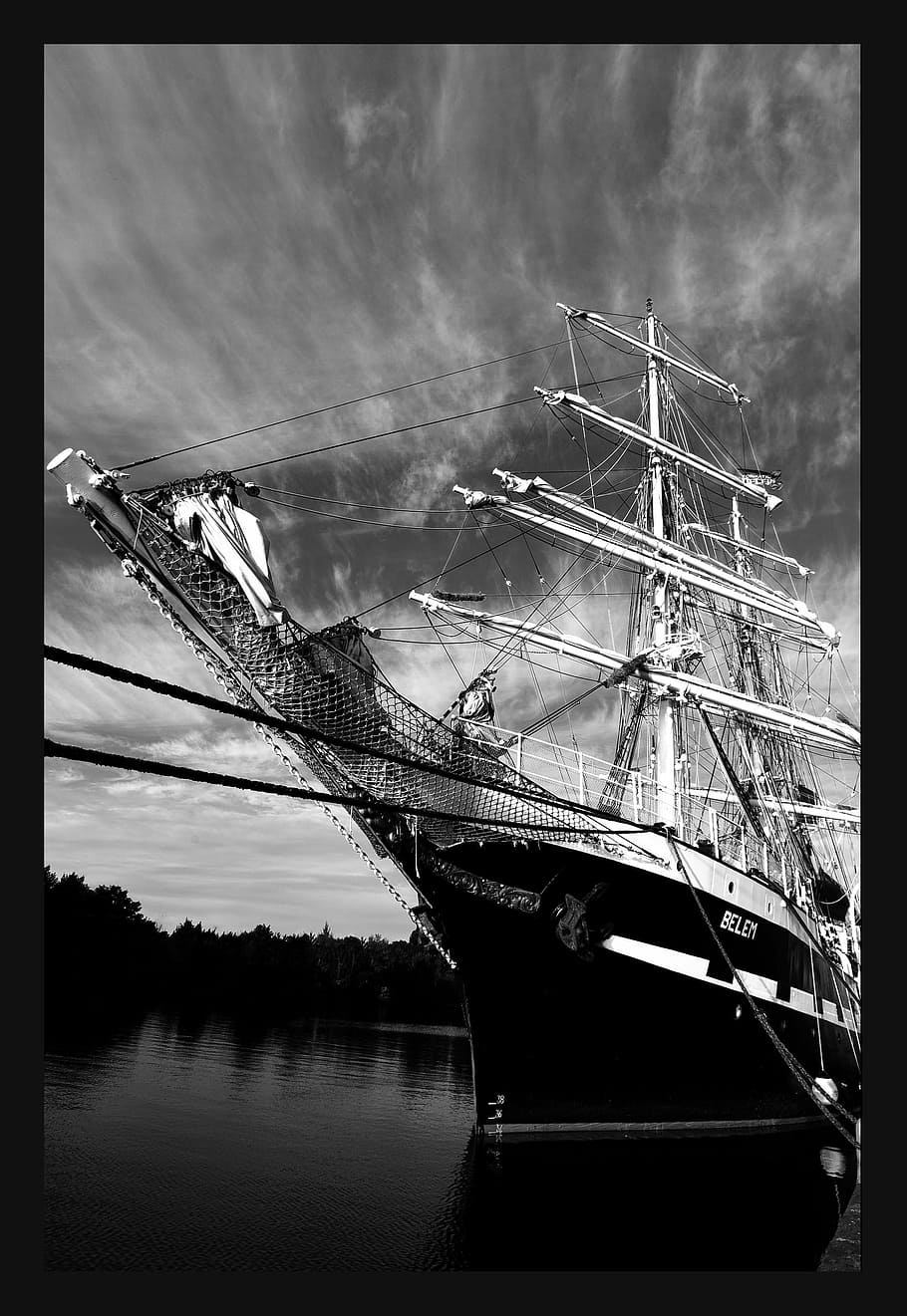 Ocean, Sailing, Sea, Normandy, sailing vessel, boat, water HD wallpaper