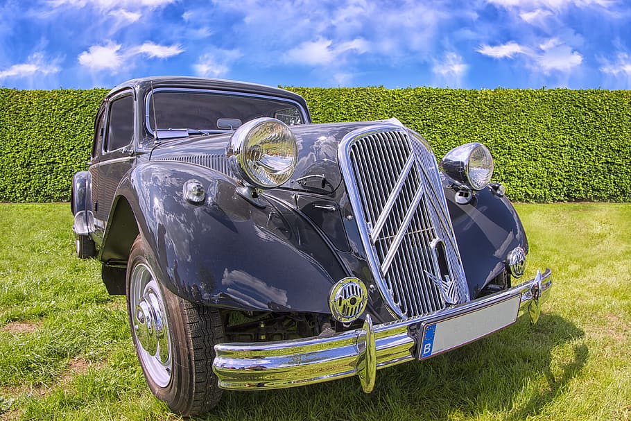 antique, oldtimer, car, antique engine, vintage, vehicle, classic car HD wallpaper