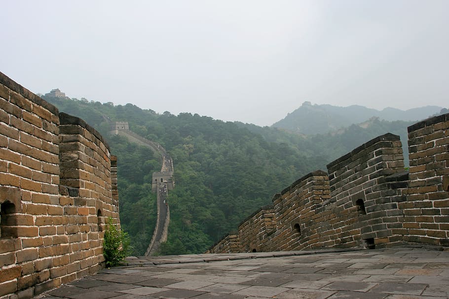 China, Brown, Great-Wall, Culture, brick wall, built structure