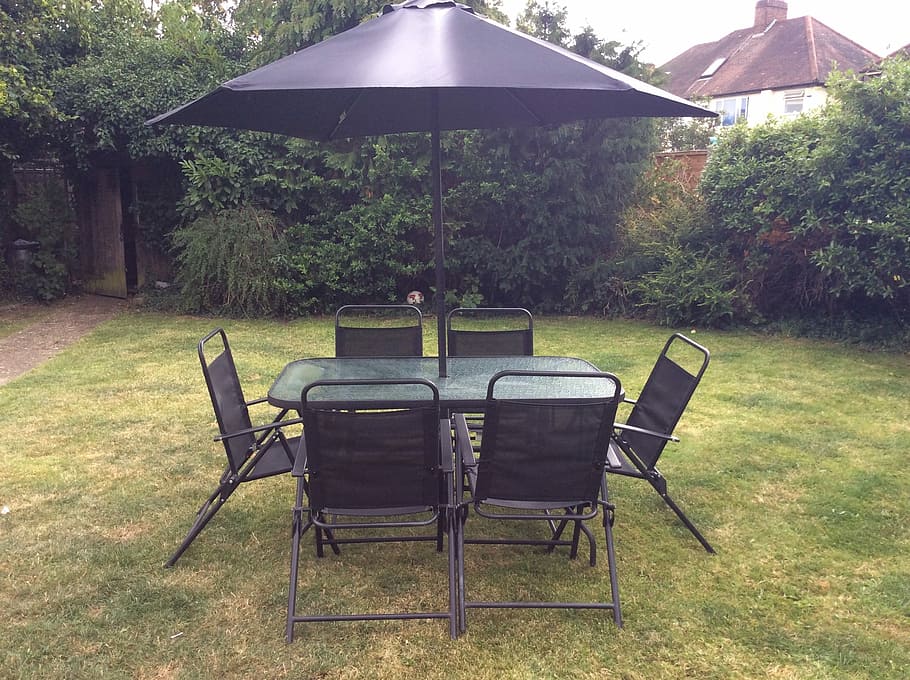 Backyard, Alfresco Dining, Dining, Table, Chairs, outdoors HD wallpaper