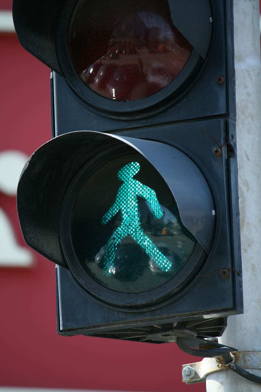 traffic, green, man, allowed, positive, stoplight, street, road Sign HD wallpaper