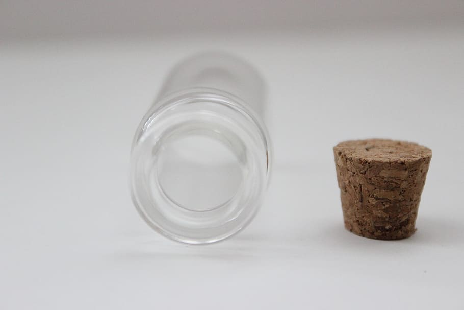 bottle, cork, glass, empty, container, fragile, glassware, jar HD wallpaper