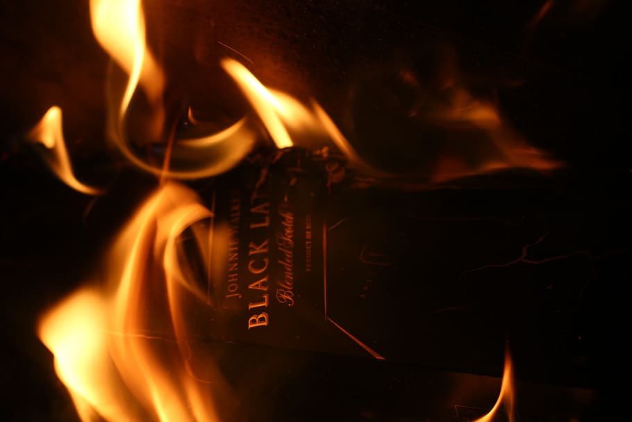 back label, box, fire, symbol, sign, empty, fame, icon, abstract HD wallpaper