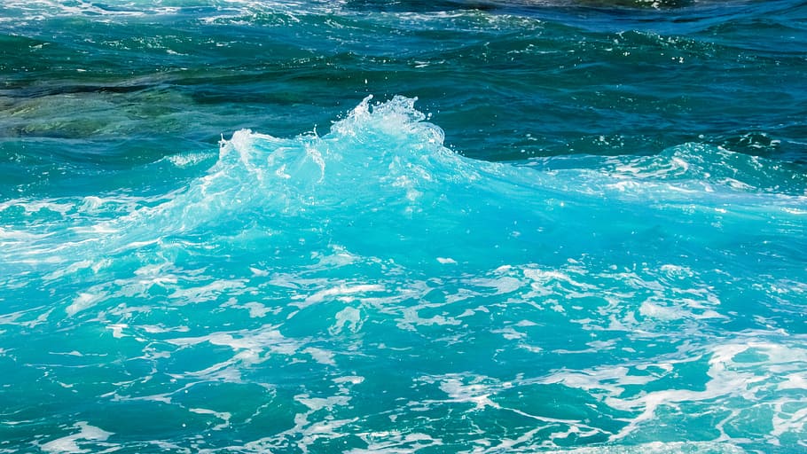 Wave, Bubbles, Foam, Spray, Energy, water, splash, liquid, sea HD wallpaper