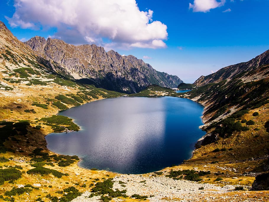nothing, empty, scenics - nature, water, mountain, beauty in nature HD wallpaper