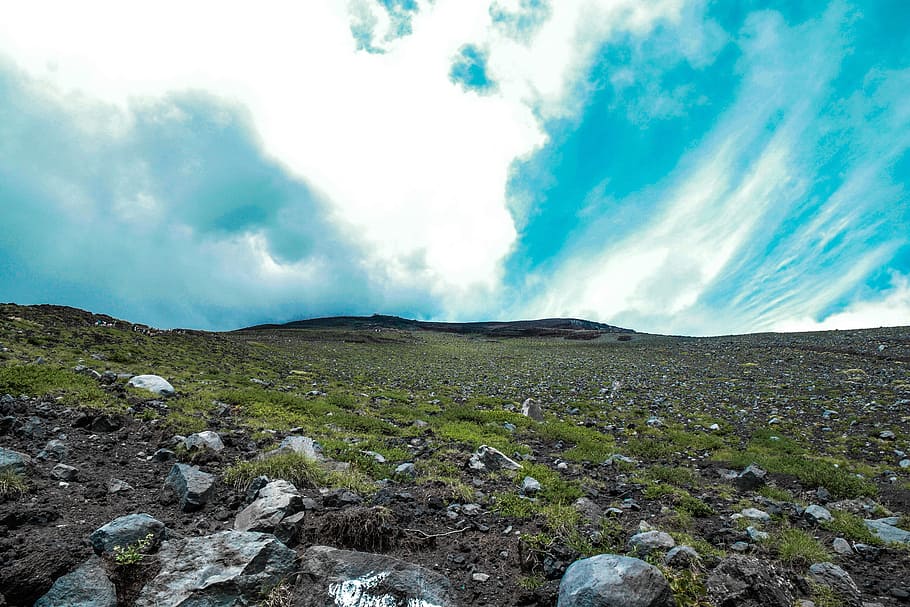 landscape, nature, sky, clouds, daylight, Donald Tong, grass HD wallpaper