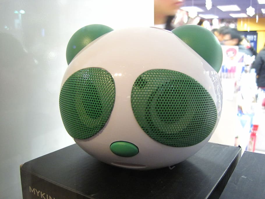 panda, radio, electronics, speaker, music, sound, technology HD wallpaper