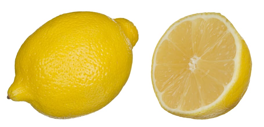 yellow lemon fruit, slice, ripe, fresh, split, citrus, sour HD wallpaper