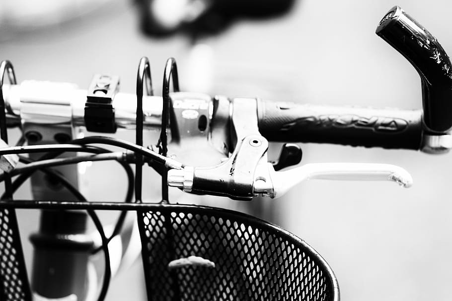 staring wheel, basket, bicycle, bike, close-up, no people, handlebar HD wallpaper