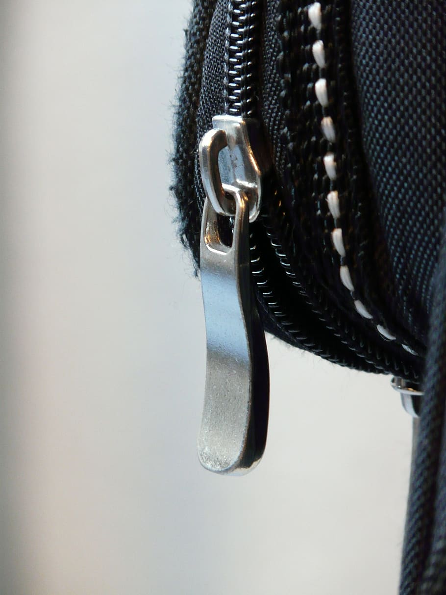 HD wallpaper: zip, close, closure, bag, make to, open, metal ...