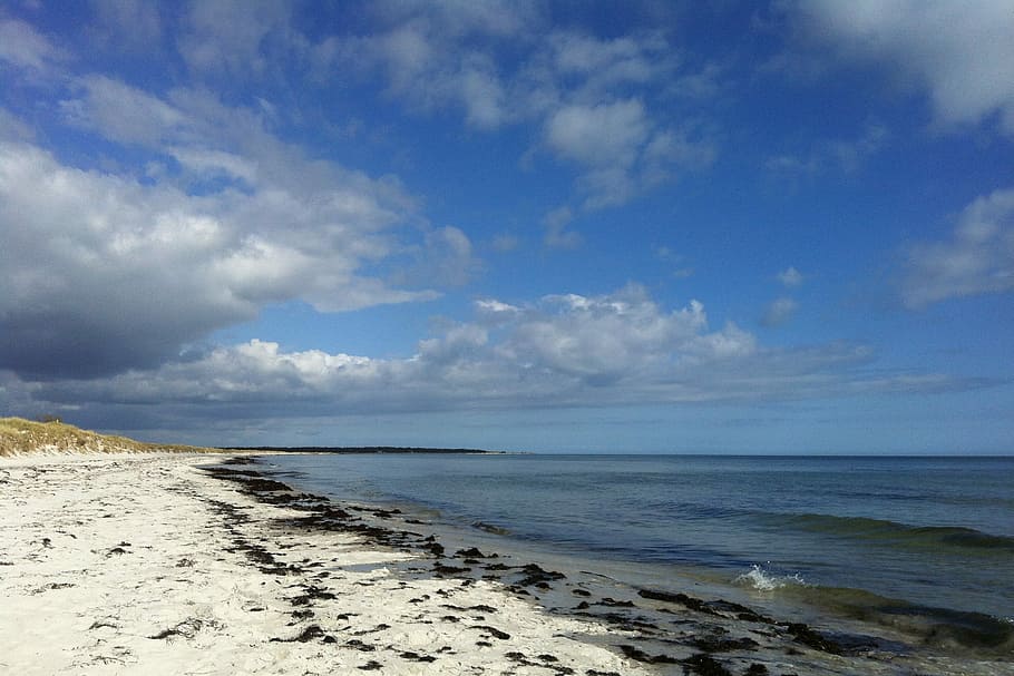 Beach, Spring, Falsterbo, Ocean, Sea, water, nature, scenics HD wallpaper