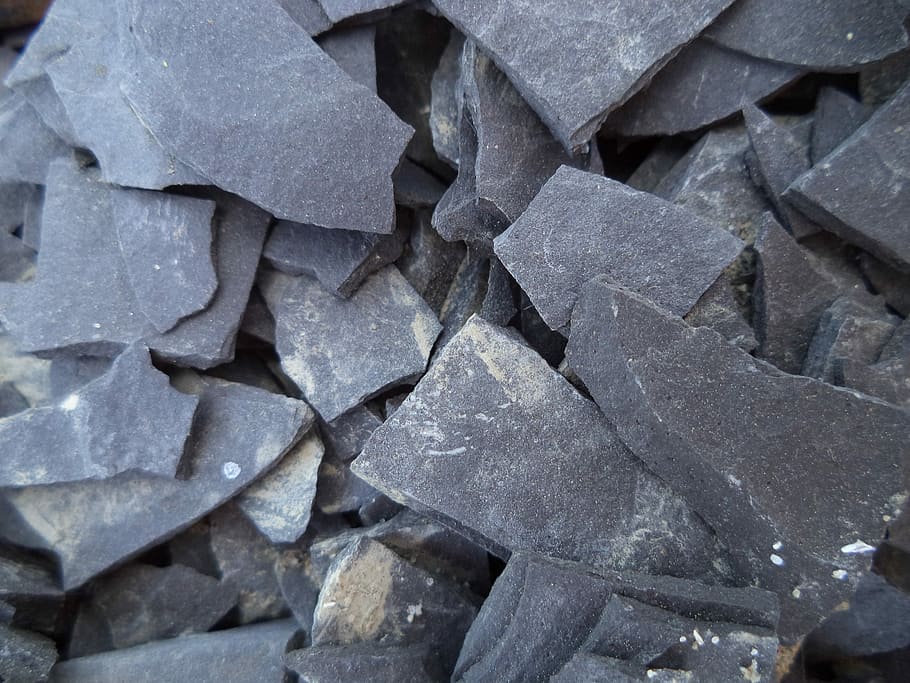 Shale, Stone, Broken, Texture, rocky, dark, industry, metal industry HD wallpaper