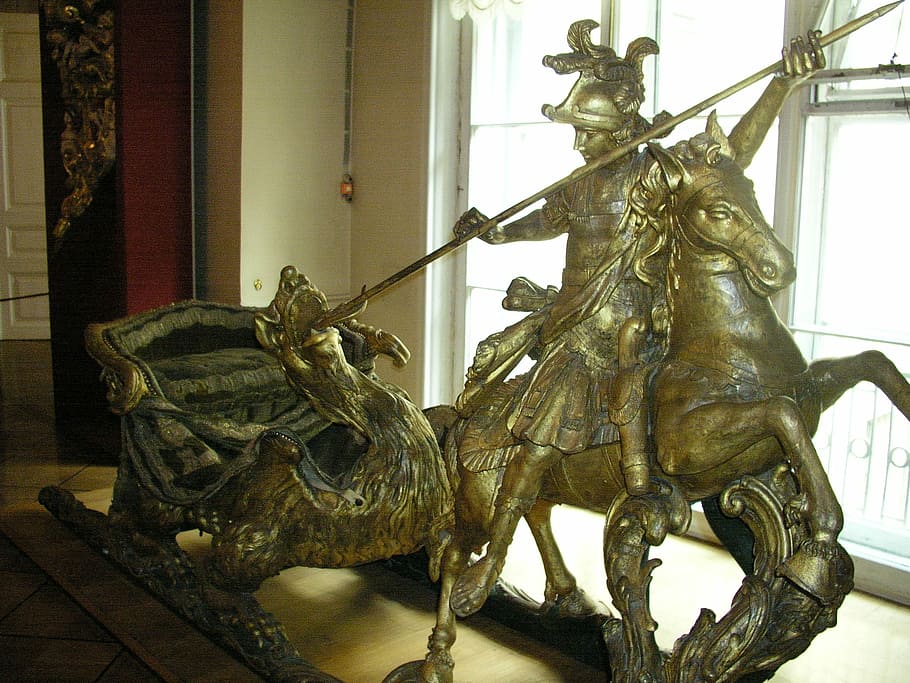Russia, Image, art, statue, horse, sculpture, indoors, no people HD wallpaper