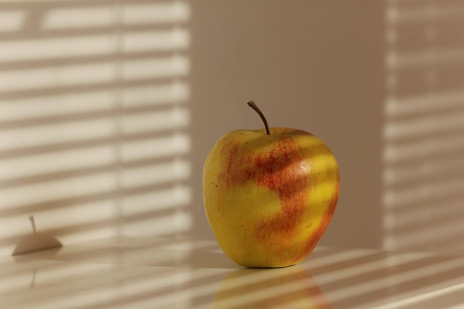 apple, shadow, apples, fruit, healthy eating, food and drink HD wallpaper