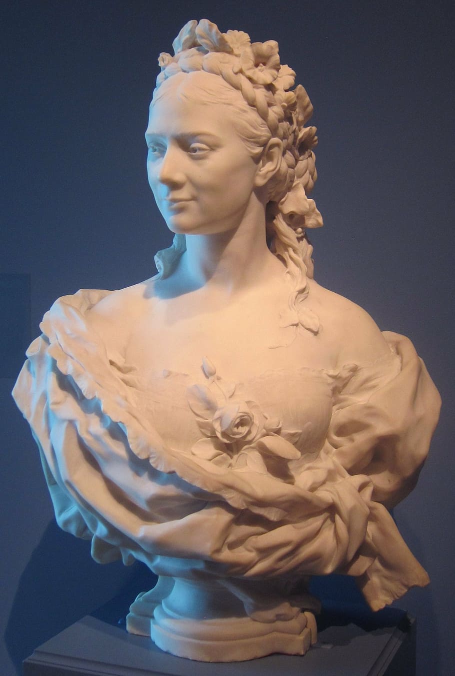 female head bust, lady, jean, baptiste, carpeaux, cleveland HD wallpaper