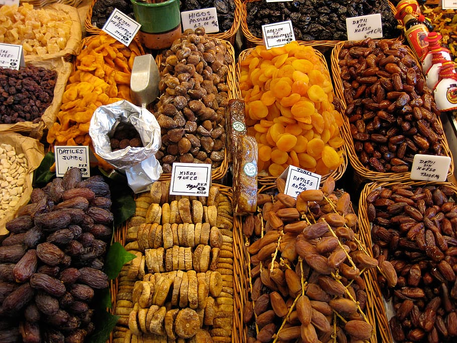 fruit, dates, food, vegetarian, food and drink, market, abundance HD wallpaper