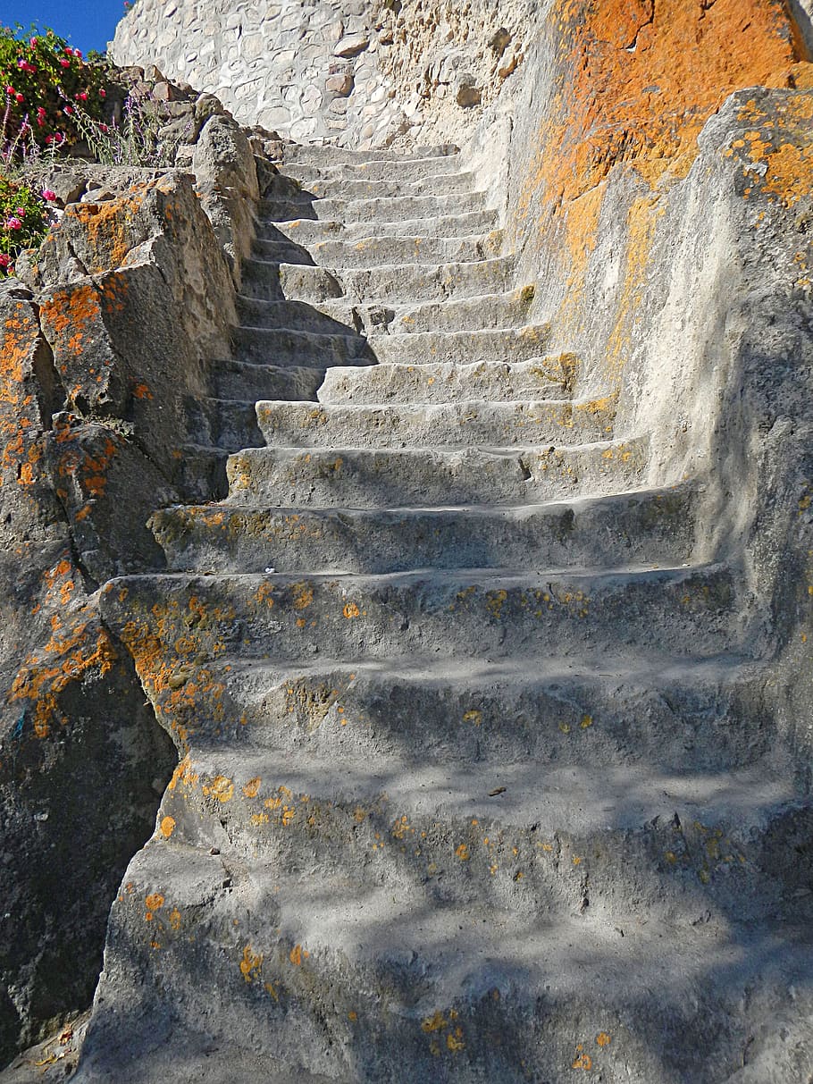 Stone, Steps, Staircase, Andes, Inca, stone steps, architecture HD wallpaper