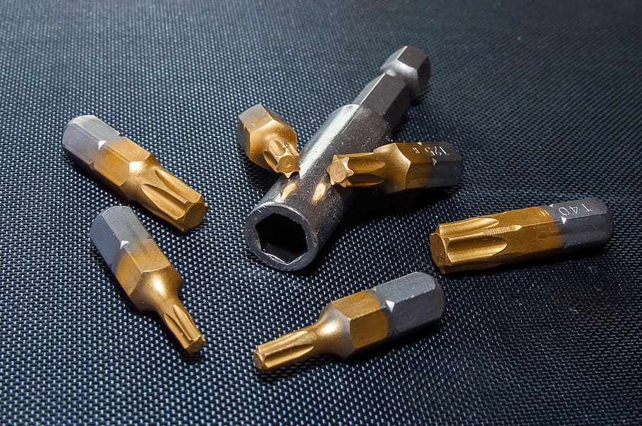 torx, bits, metal, iron, tool, screwdriver, tools, medicine HD wallpaper