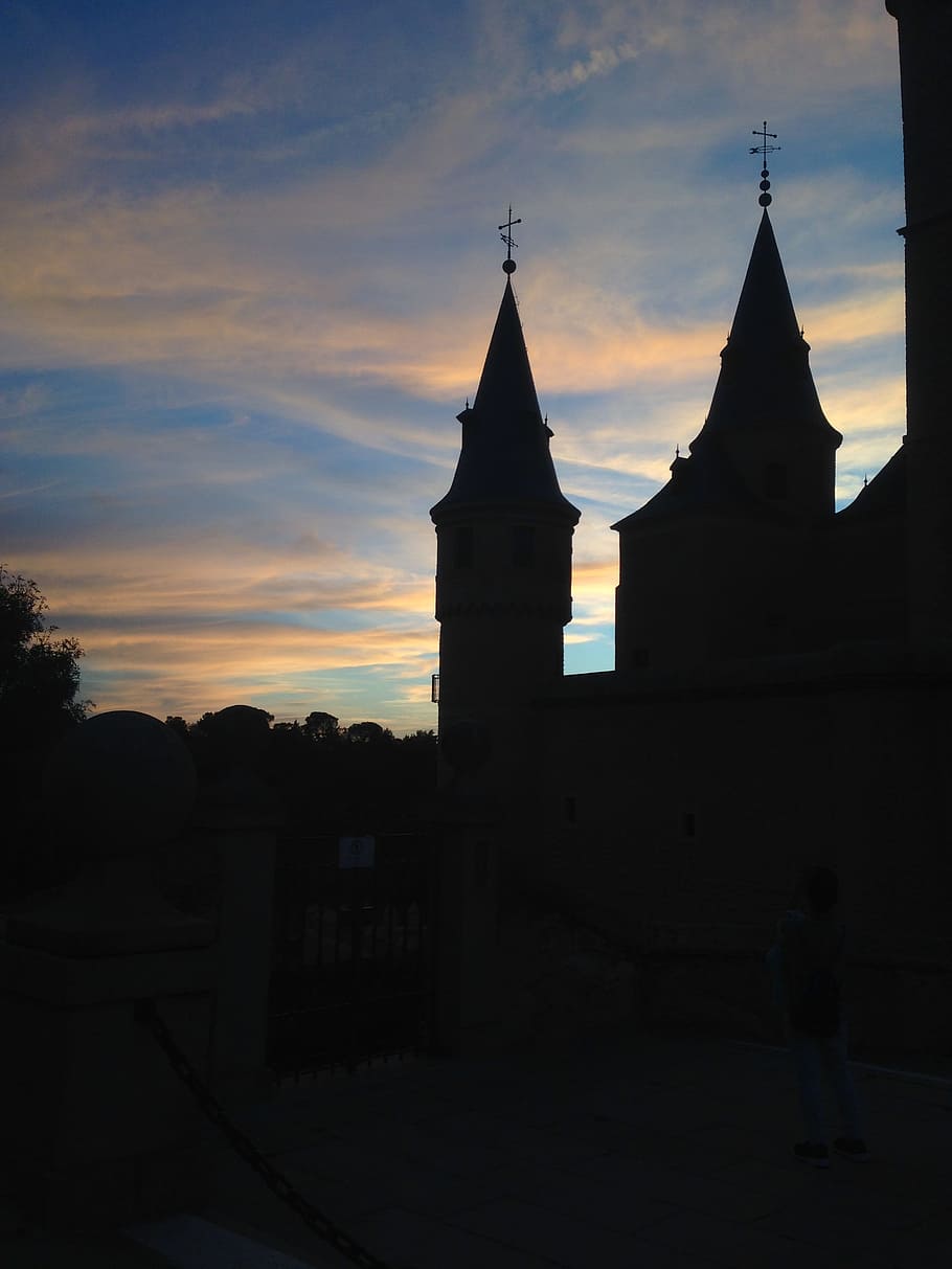 segovia, castle, medieval, sky, architecture, built structure HD wallpaper