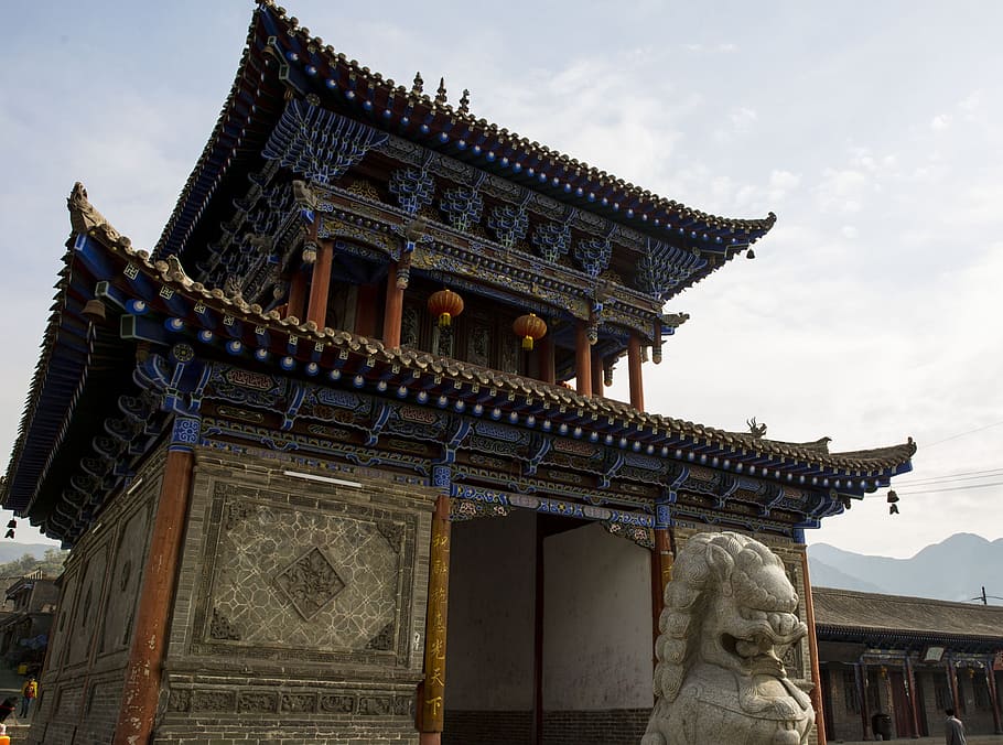 qinghai, xining, attractions, architecture, built structure HD wallpaper