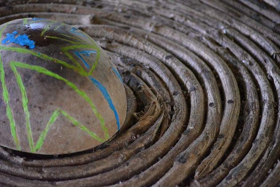 Crafts, Indians, Amazon, no people, close-up, indoors, concentric HD wallpaper