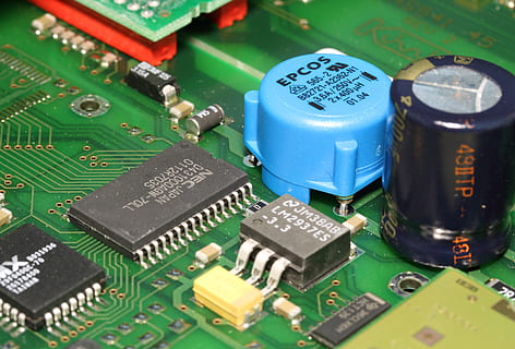 pcb, printed, circuit, board, ic, integrated, inductance, coil HD wallpaper