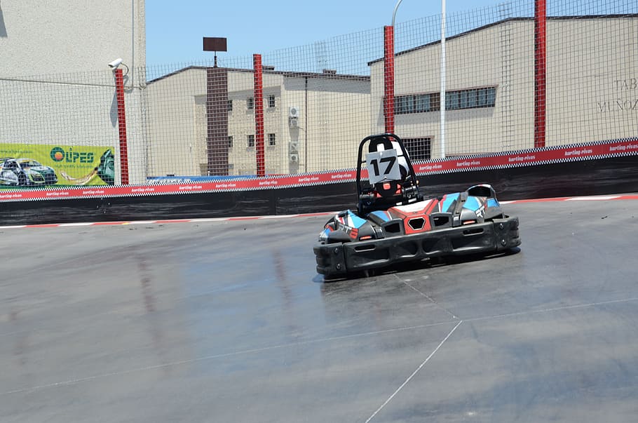 karting, circuit, engine, transportation, architecture, building exterior HD wallpaper
