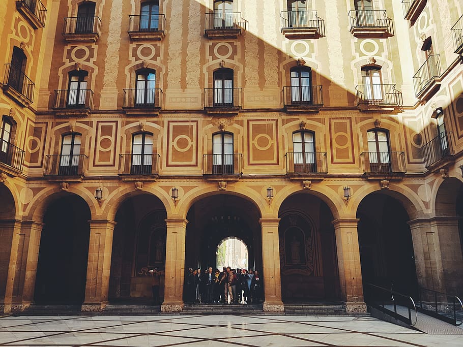 people, building, architecture, windows, daylight, old, old building HD wallpaper