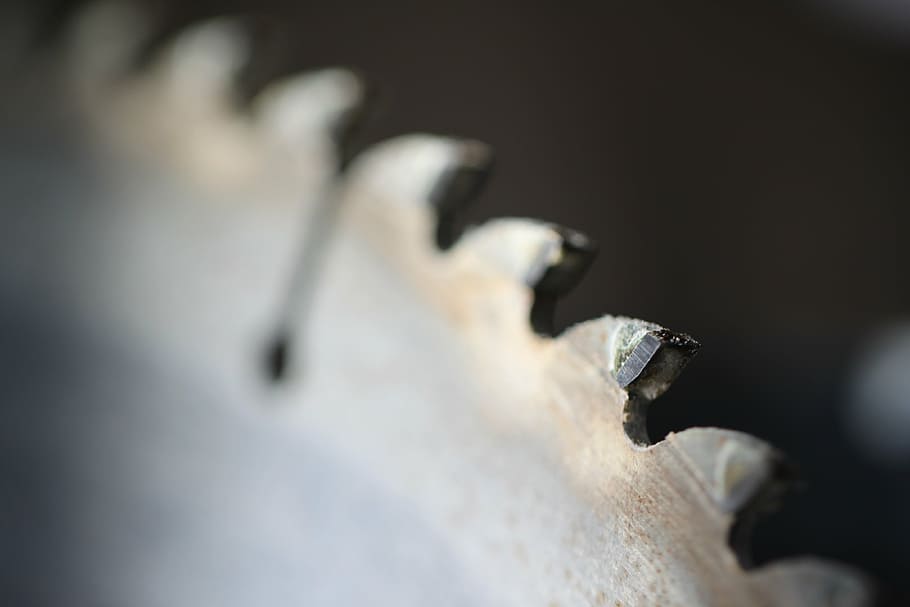 grinder blade shallow focus photography, saws, macro, close up HD wallpaper