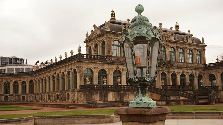 architecture, art, dresden, lantern, monument, building exterior HD wallpaper