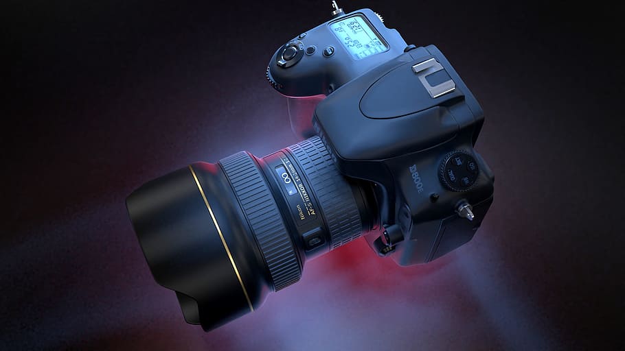black Nikon DSLR camera, photography, digital, photo camera HD wallpaper