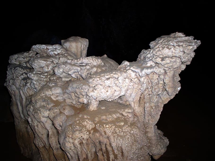 Stalactite, Rock, Stone, Cave, Cavern, darkness, rock formation, HD wallpaper