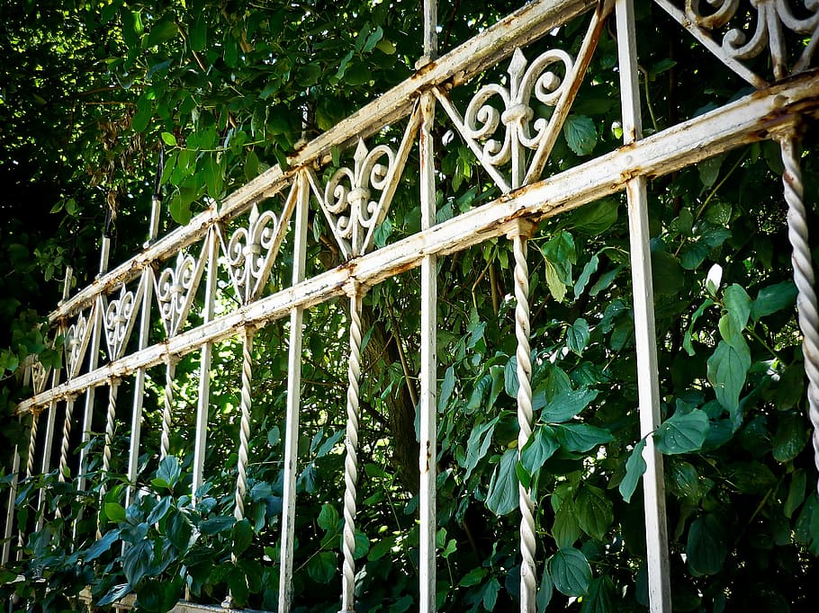 Fence, Old, Metal, Iron, Decay, transience, rusty, stainless HD wallpaper